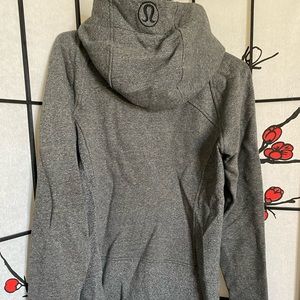 Lululemon scuba hoodie gray sz 8